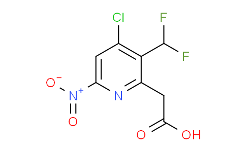 AM206095 | 1805175-14-7 | 4-Chloro-3-(difluoromethyl)-6-nitropyridine-2-acetic acid
