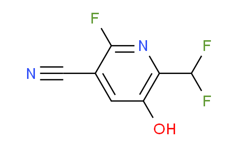 AM206098 | 1805386-73-5 | 3-Cyano-6-(difluoromethyl)-2-fluoro-5-hydroxypyridine