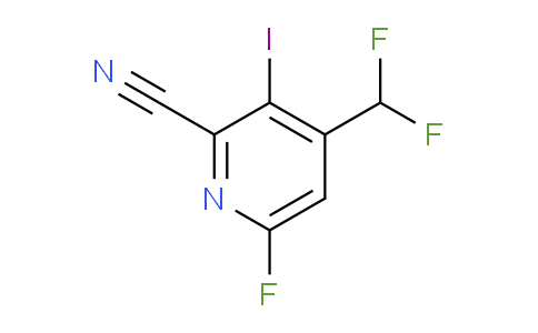 AM206099 | 1805386-80-4 | 2-Cyano-4-(difluoromethyl)-6-fluoro-3-iodopyridine