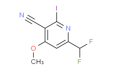 AM206101 | 1805920-76-6 | 3-Cyano-6-(difluoromethyl)-2-iodo-4-methoxypyridine