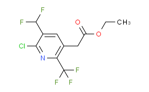 AM206103 | 1806877-26-8 | Ethyl 2-chloro-3-(difluoromethyl)-6-(trifluoromethyl)pyridine-5-acetate