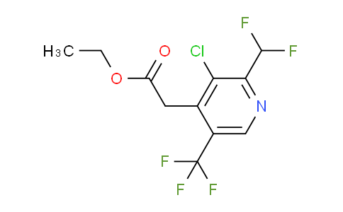 AM206105 | 1806877-46-2 | Ethyl 3-chloro-2-(difluoromethyl)-5-(trifluoromethyl)pyridine-4-acetate