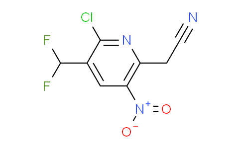 AM206108 | 1805278-72-1 | 2-Chloro-3-(difluoromethyl)-5-nitropyridine-6-acetonitrile