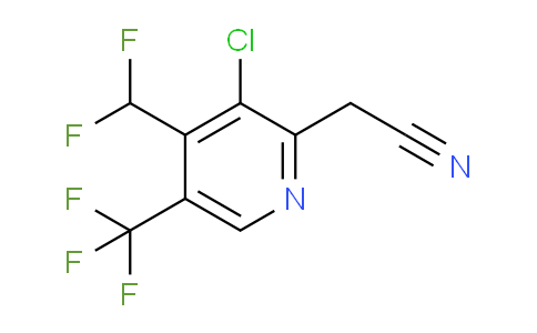 AM206118 | 1805422-98-3 | 3-Chloro-4-(difluoromethyl)-5-(trifluoromethyl)pyridine-2-acetonitrile