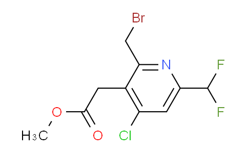 AM206138 | 1807079-36-2 | Methyl 2-(bromomethyl)-4-chloro-6-(difluoromethyl)pyridine-3-acetate