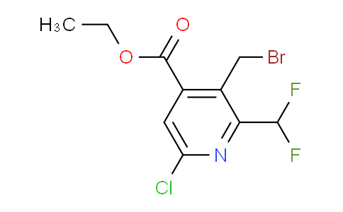 AM206149 | 1805376-22-0 | Ethyl 3-(bromomethyl)-6-chloro-2-(difluoromethyl)pyridine-4-carboxylate