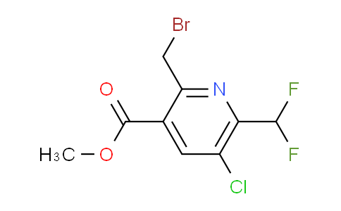 AM206151 | 1804855-83-1 | Methyl 2-(bromomethyl)-5-chloro-6-(difluoromethyl)pyridine-3-carboxylate