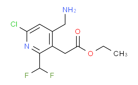 AM206158 | 1805416-81-2 | Ethyl 4-(aminomethyl)-6-chloro-2-(difluoromethyl)pyridine-3-acetate