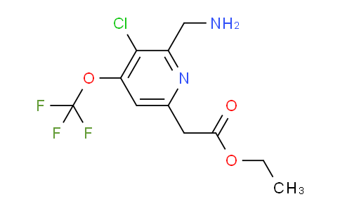 AM20616 | 1803636-36-3 | Ethyl 2-(aminomethyl)-3-chloro-4-(trifluoromethoxy)pyridine-6-acetate