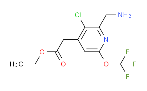 AM20619 | 1804399-18-5 | Ethyl 2-(aminomethyl)-3-chloro-6-(trifluoromethoxy)pyridine-4-acetate
