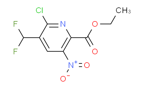 AM206203 | 1804496-33-0 | Ethyl 2-chloro-3-(difluoromethyl)-5-nitropyridine-6-carboxylate