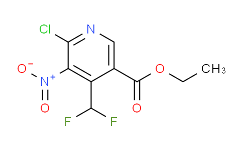 Ethyl 2-chloro-4-(difluoromethyl)-3-nitropyridine-5-carboxylate