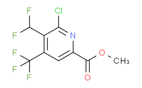 Methyl 2-chloro-3-(difluoromethyl)-4-(trifluoromethyl)pyridine-6-carboxylate