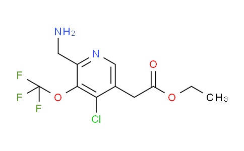 AM20621 | 1804558-29-9 | Ethyl 2-(aminomethyl)-4-chloro-3-(trifluoromethoxy)pyridine-5-acetate