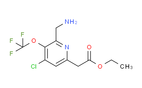 AM20622 | 1804399-27-6 | Ethyl 2-(aminomethyl)-4-chloro-3-(trifluoromethoxy)pyridine-6-acetate