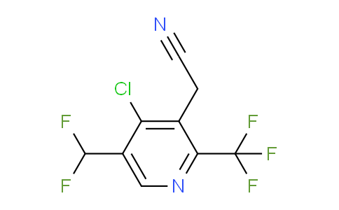 AM206222 | 1806071-12-4 | 4-Chloro-5-(difluoromethyl)-2-(trifluoromethyl)pyridine-3-acetonitrile