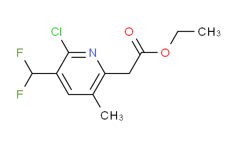 AM206227 | 1805411-17-9 | Ethyl 2-chloro-3-(difluoromethyl)-5-methylpyridine-6-acetate
