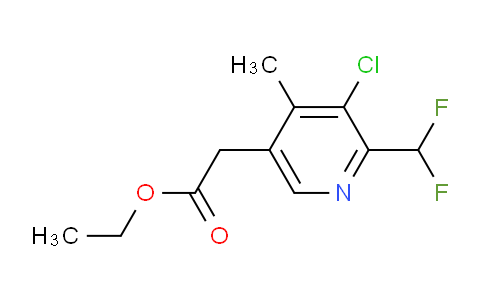 AM206228 | 1806942-19-7 | Ethyl 3-chloro-2-(difluoromethyl)-4-methylpyridine-5-acetate