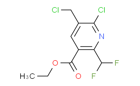 AM206237 | 1805373-54-9 | Ethyl 2-chloro-3-(chloromethyl)-6-(difluoromethyl)pyridine-5-carboxylate