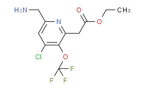 AM20624 | 1804325-33-4 | Ethyl 6-(aminomethyl)-4-chloro-3-(trifluoromethoxy)pyridine-2-acetate