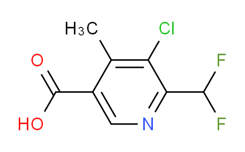 AM206241 | 1805360-81-9 | 3-Chloro-2-(difluoromethyl)-4-methylpyridine-5-carboxylic acid