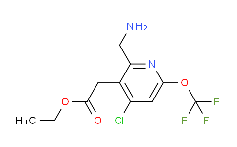 AM20625 | 1806213-46-6 | Ethyl 2-(aminomethyl)-4-chloro-6-(trifluoromethoxy)pyridine-3-acetate