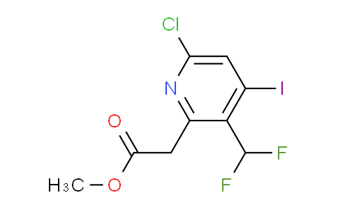 AM206250 | 1804498-24-5 | Methyl 6-chloro-3-(difluoromethyl)-4-iodopyridine-2-acetate