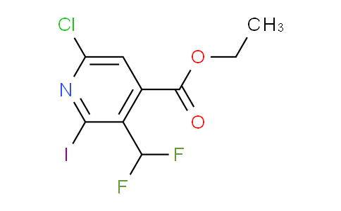 AM206263 | 1807074-08-3 | Ethyl 6-chloro-3-(difluoromethyl)-2-iodopyridine-4-carboxylate