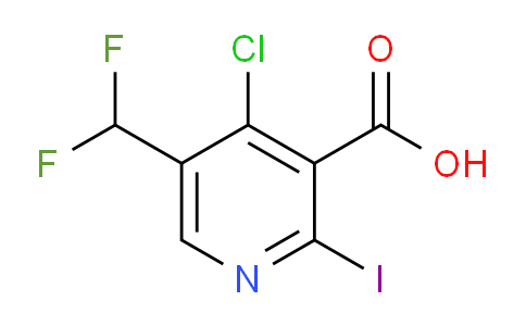 AM206265 | 1804663-59-9 | 4-Chloro-5-(difluoromethyl)-2-iodopyridine-3-carboxylic acid