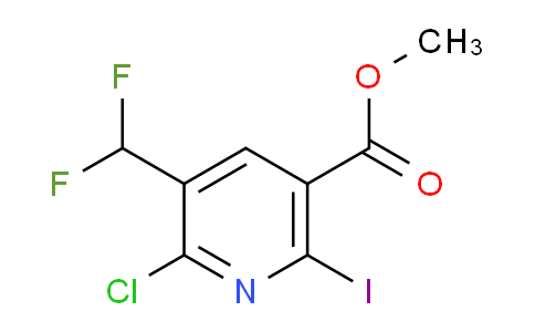 AM206267 | 1804663-61-3 | Methyl 2-chloro-3-(difluoromethyl)-6-iodopyridine-5-carboxylate