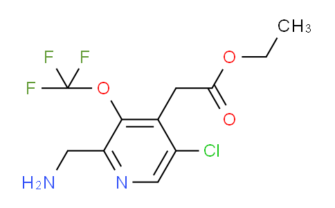 AM20627 | 1804796-81-3 | Ethyl 2-(aminomethyl)-5-chloro-3-(trifluoromethoxy)pyridine-4-acetate