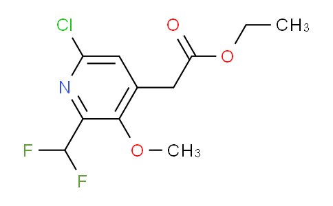 AM206272 | 1805084-11-0 | Ethyl 6-chloro-2-(difluoromethyl)-3-methoxypyridine-4-acetate