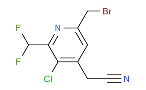 AM206273 | 1806066-03-4 | 6-(Bromomethyl)-3-chloro-2-(difluoromethyl)pyridine-4-acetonitrile