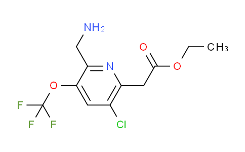 AM20628 | 1806151-05-2 | Ethyl 2-(aminomethyl)-5-chloro-3-(trifluoromethoxy)pyridine-6-acetate