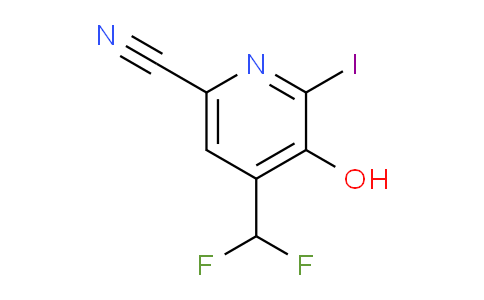 AM206281 | 1805924-19-9 | 6-Cyano-4-(difluoromethyl)-3-hydroxy-2-iodopyridine