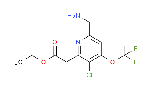 AM20630 | 1803636-44-3 | Ethyl 6-(aminomethyl)-3-chloro-4-(trifluoromethoxy)pyridine-2-acetate
