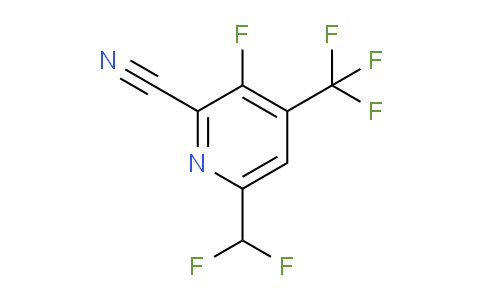 AM206301 | 1805926-28-6 | 2-Cyano-6-(difluoromethyl)-3-fluoro-4-(trifluoromethyl)pyridine