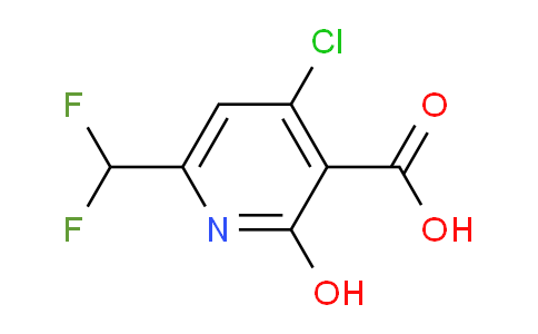 4-Chloro-6-(difluoromethyl)-2-hydroxypyridine-3-carboxylic acid