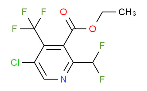Ethyl 5-chloro-2-(difluoromethyl)-4-(trifluoromethyl)pyridine-3-carboxylate