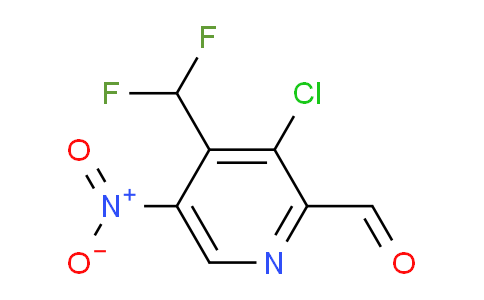3-Chloro-4-(difluoromethyl)-5-nitropyridine-2-carboxaldehyde