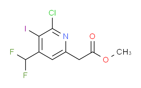 AM206343 | 1807074-76-5 | Methyl 2-chloro-4-(difluoromethyl)-3-iodopyridine-6-acetate