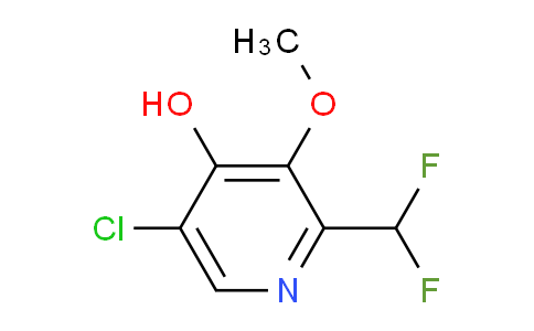AM206344 | 1805379-72-9 | 5-Chloro-2-(difluoromethyl)-4-hydroxy-3-methoxypyridine