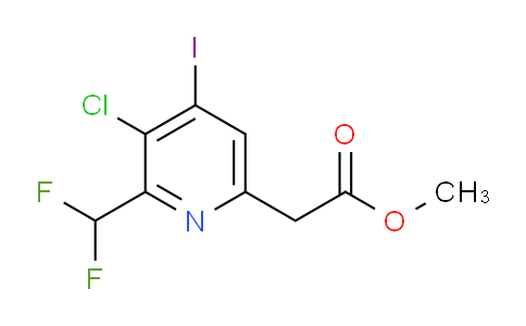 AM206346 | 1805389-96-1 | Methyl 3-chloro-2-(difluoromethyl)-4-iodopyridine-6-acetate