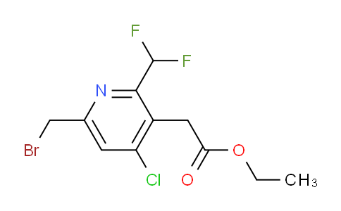 AM206351 | 1805365-57-4 | Ethyl 6-(bromomethyl)-4-chloro-2-(difluoromethyl)pyridine-3-acetate