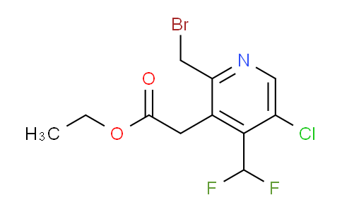 AM206352 | 1805419-38-8 | Ethyl 2-(bromomethyl)-5-chloro-4-(difluoromethyl)pyridine-3-acetate