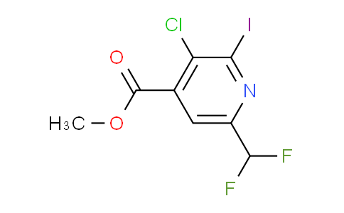 AM206358 | 1805173-23-2 | Methyl 3-chloro-6-(difluoromethyl)-2-iodopyridine-4-carboxylate