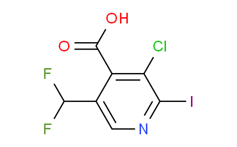 AM206363 | 1805074-77-4 | 3-Chloro-5-(difluoromethyl)-2-iodopyridine-4-carboxylic acid
