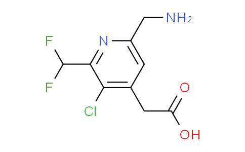 AM206379 | 1807085-52-4 | 6-(Aminomethyl)-3-chloro-2-(difluoromethyl)pyridine-4-acetic acid