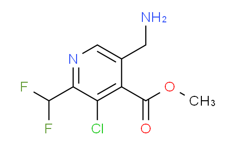 AM206388 | 1804488-27-4 | Methyl 5-(aminomethyl)-3-chloro-2-(difluoromethyl)pyridine-4-carboxylate
