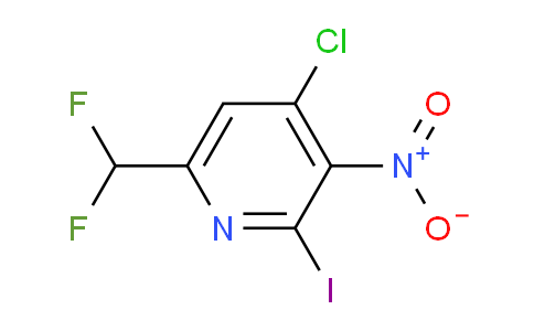 AM206393 | 1805062-53-6 | 4-Chloro-6-(difluoromethyl)-2-iodo-3-nitropyridine